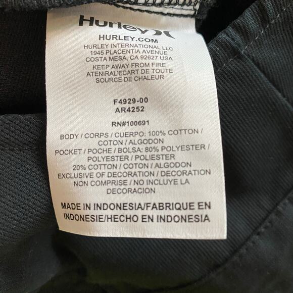 Hurley‎ Modernist Cotton Canvas Jumper Women M Black Chic Grunge Streetwear NWT - Picture 7 of 11